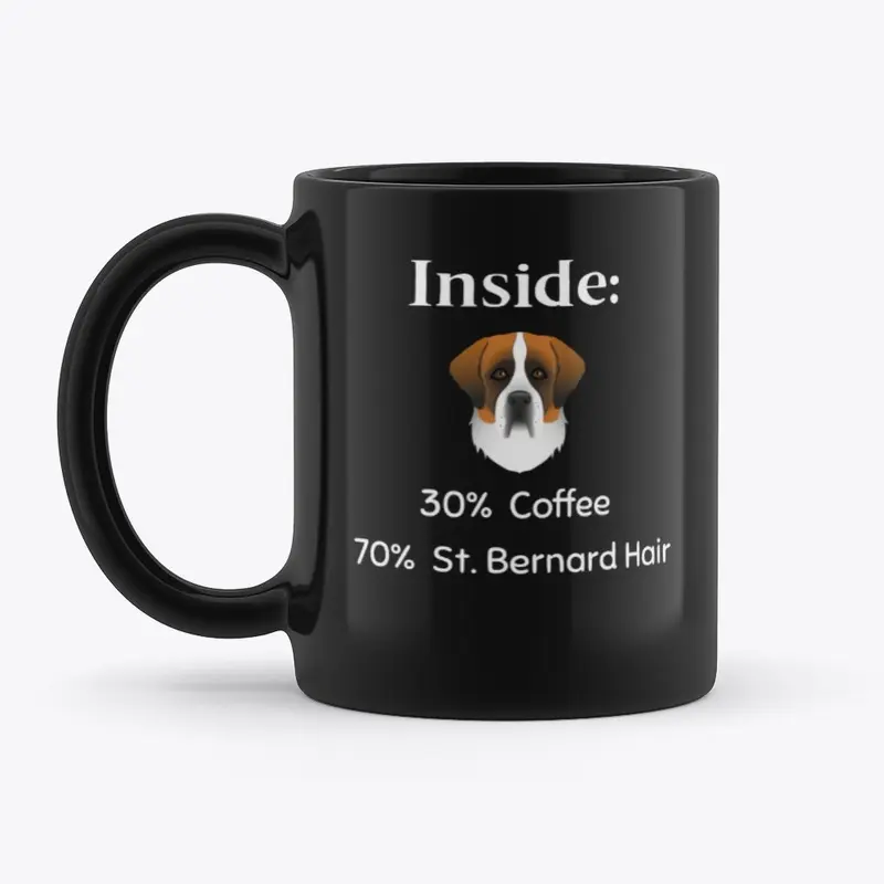 St. Bernard Hair Coffee Mug