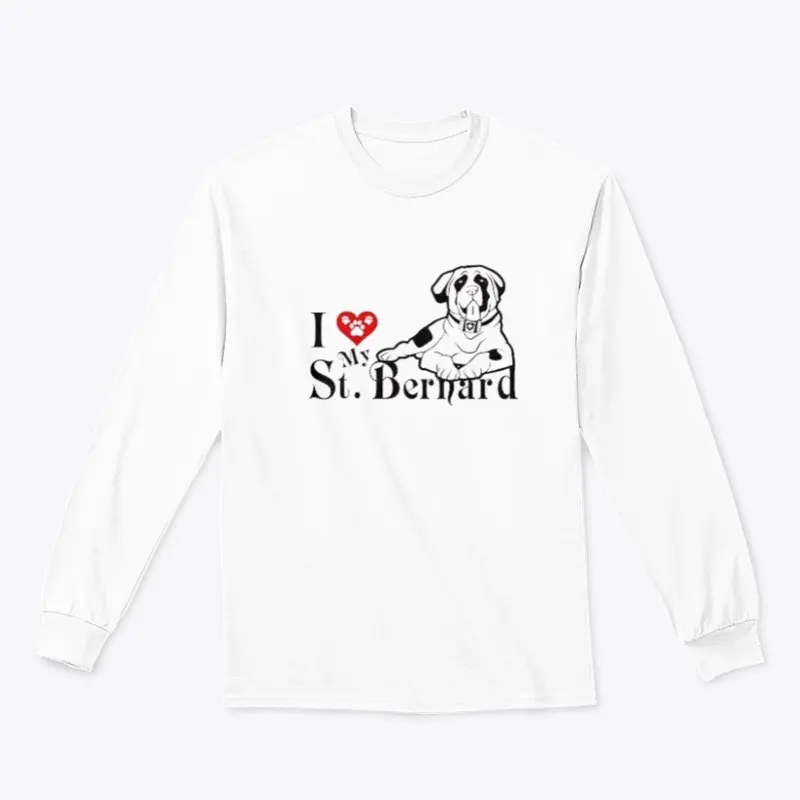 I Love My Saint bernard