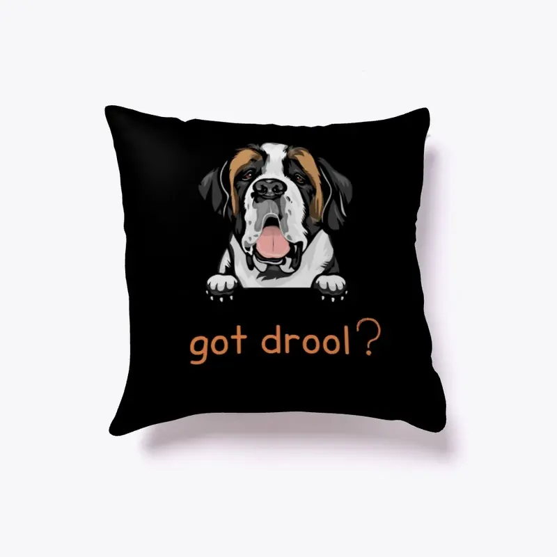 Got Drool Saint Bernard Pillow